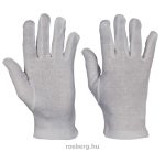 KITE fehér pamutkesztyű 11- 12