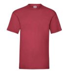 Fruit of the Loom 61-036 Valueweight T póló BRICK RED 3XL méretek 160g/m2