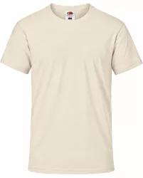 Fruit of the Loom 61-036 Valueweight T póló NATURAL 3XL méretek 160g/m2