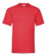 Fruit of the Loom 61-036 Valueweight T póló RED 3XL méretek 160g/m2