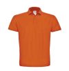 B&C ID.001 galléros póló ORANGE XXXL, 4XL méretek