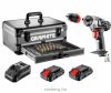 Akkus fúró ENERGY GRAPHITE 58G022-PS-15 + 2x18V/2.0Ah, 10 mm + aluminíum koffer + 109 kiegészítő Akkus fúró ENERGY GRAPHITE 58G022-PS-15 + 2x18V/2.0Ah, 10 mm + aluminíum koffer + 109 kiegészítő