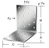 VORMANN derékszögű lemez 60x60x80 mm (50 db/csomag) 70938 VORMANN derékszögű lemez 60x60x80 mm (50 db/csomag) 70938