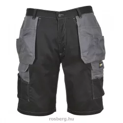 mv-Portwest-KS18-Granite-rovidnadrag-fekete-szurke-S-L