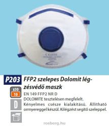 mv-Portwest-P203-FFP2-szelepes-Dolomit-legzesvedo-maszk