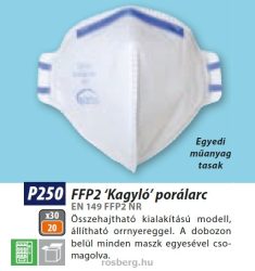 mv-Portwest-P250-FFP2-Kagylos-poralarc-20-db-maszk