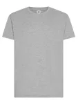  BS Core 190 BS024  rövid ujjú pamut póló S-2XL HEATHER GREY