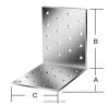 VORMANN derékszögű lemez 60x60x40 mm (50db/csomag) 70935 VORMANN derékszögű lemez 60x60x40 mm (50db/csomag) 70935