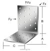 VORMANN derékszögű lemez 60x60x60 mm (50db/csomag) 70937 VORMANN derékszögű lemez 60x60x60 mm (50db/csomag) 70937