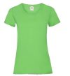 Fruit of the Loom 61-372 LADY FIT Valueweight női póló LIME XS-XXL méretek