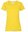 Fruit of the Loom 61-372 LADY FIT Valueweight női póló YELLOW XS-XXL méretek