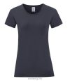 Fruit of the Loom 61432 női ICONIC póló 150T XS-XXL méretek DEEP NAVY