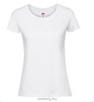   Fruit of the Loom 61424 női ICONIC póló 195T XS-XXL méretek FEHÉR
