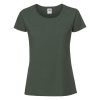 Fruit of the Loom 61424 női ICONIC póló 195T XS-XXL méretek BOTTLE GREEN