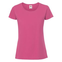 Fruit of the Loom 61424 női ICONIC póló 195T XS-XXL méretek FUXIA