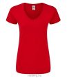 Fruit of the Loom 61444 női ICONIC V-nyakú póló 150T REDXS-XXL méretek Fruit of the Loom 61444 női ICONIC V-nyakú póló 150T REDXS-XXL méretek