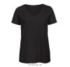 B&C női TW045 Inspire V-nyakú póló XS-XL méretek FEKETE B&C női TW045 Inspire V-nyakú póló XS-XL méretek FEKETE