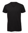 B&C TM044 INSPIRE V-nyakú póló S-XXL fekete B&C TM044 INSPIRE V-nyakú póló S-XXL fekete