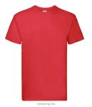   Fruit of the Loom 61-044 SUPER PREMIUM T póló RED XXXL méretek 205g/m3