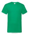 Fruit of the Loom 61066 VALUEWEIGHT V-nyakú póló S-XXL KELLY GREEN Fruit of the Loom 61066 VALUEWEIGHT V-nyakú póló S-XXL KELLY GREEN