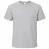 Fruit of the Loom 61422 ICONIC 195 CLASSIC T póló HEATHER GREY S-XXL
