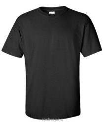 Gildan 2000 FEKETE póló, Ultra Cotton T-Shirt S-XXL (200 g/m2)