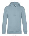 B&C WU33B Organic INSPIRE kapucnis pulóver BLUE FOG S-XXL B&C WU33B Organic INSPIRE kapucnis pulóver BLUE FOG S-XXL