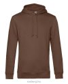 B&C WU33B Organic kapucnis pulóver MOCHA S-XXL