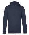 B&C WU33B Organic INSPIRE kapucnis pulóver NAVY BLUE S-3XL B&C WU33B Organic INSPIRE kapucnis pulóver NAVY BLUE S-3XL