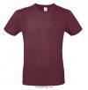 B&C TU01T EXACT 150 póló BURGUNDY XXXL méretek 145 g/m2