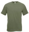 Fruit of the Loom 61-044 SUPER PREMIUM T póló Classic olive XXXL méretek 205g/m5