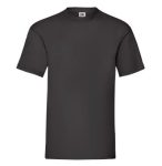   Fruit of the Loom 61-036 Valueweight T póló BLACK   3XL, 4XL, 5XL méretek 165g/m2