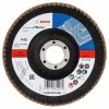 Bosch legyezőtárcsa 125x22.23 mm P40 fémhez Alox X431 hajlított üvegszál 