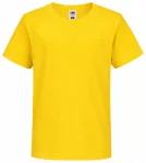   Fruit of the Loom 61-033 KIDS Valueweight gyerek póló YELLOW 104-164 méretek