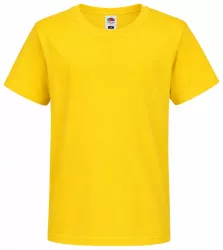 Fruit of the Loom 61-033 KIDS Valueweight gyerek póló YELLOW 104-164 méretek Fruit of the Loom 61-033 KIDS Valueweight gyerek póló YELLOW 104-164 méretek