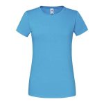   Fruit of the Loom 61424 női ICONIC póló 195T XS -XXL méretek AZURE BLUE