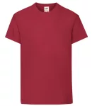   Fruit of the Loom 61019 KIDS ORIGINAL T gyerek póló 145 gr/m2 BRICK RED 104-164 méretek