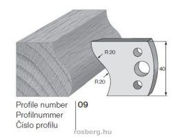 Pilana profilkés No. 09 maróblanketta 40x4,0 mm