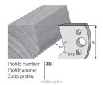 Pilana profilkés No. 38 maróblanketta 40x4,0 mm