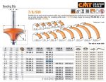 Felsőmaró CMT 939.222.11 gömbölyítő marók