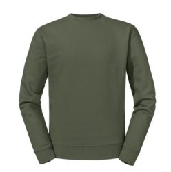 RUSSEL 0R262M0 Authentic kereknyakú pulóvert OLIVE S-3XL