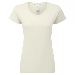 Fruit of the Loom 61424 női ICONIC póló 195T XS-XXL méretek Natúr 