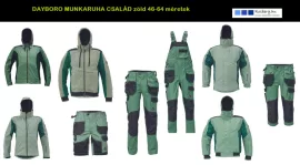 DAYBORO zöld munkaruha család DAYBORO zöld munkaruha család