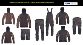 DAYBORO barna munkaruha család DAYBORO barna munkaruha család