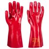Portwest A435 PVC hosszú szárú védőkesztyű 35 cm, piros XL Portwest A435 PVC hosszú szárú védőkesztyű 35 cm, piros XL