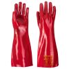 Portwest A445 PVC hosszú szárú védőkesztyű 45 cm, piros XL Portwest A445 PVC hosszú szárú védőkesztyű 45 cm, piros XL