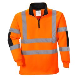 B308ORR4XL Portwest Jól láthatósági Xenon Rugby pulóver B308ORR4XL Portwest Jól láthatósági Xenon Rugby pulóver