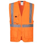 C357ORR4XL Portwest Hi-vis Executive Vest With Tablet Pocket