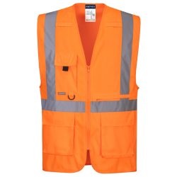 C357ORR4XL Portwest Hi-vis Executive Vest With Tablet Pocket C357ORR4XL Portwest Hi-vis Executive Vest With Tablet Pocket