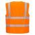 C375ORRL Portwest Hi-Vis cipzáras mellény C375ORRL Portwest Hi-Vis cipzáras mellény